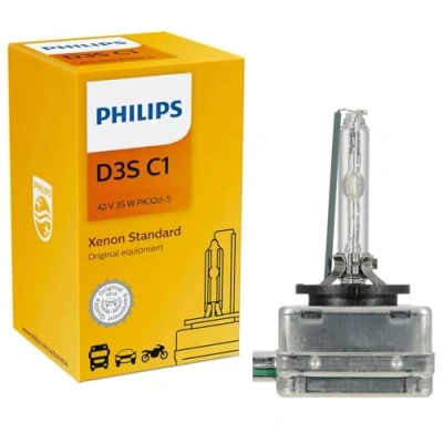 Image of D1S PHILIPS 4300K XenStart OEM HID/Xenon Replacement bulb 85415C1 35W DOT Germany Pack of 1 by ALI