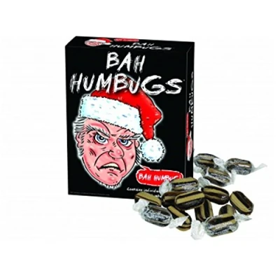 Image of Grumpy Old Man Bah Humbugs Christmas themed Traditional Sweets 1 Box