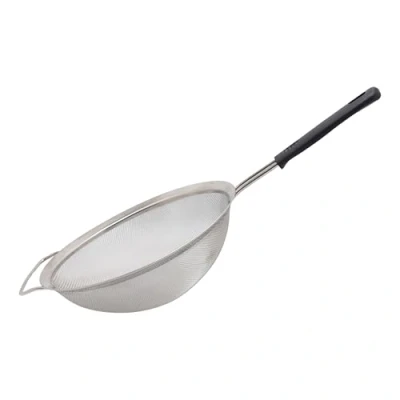 Image of Buckingham Stainless Steel Fine Mesh Sieve Strainer Set Rust Free, Durable Strainers (25cm)
