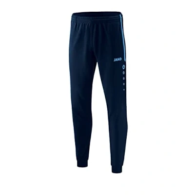 Image of JAKO Kid&#039;s Competition 2.0 polyester pants Children&#039;s, Navy/SkyBlue, 116
