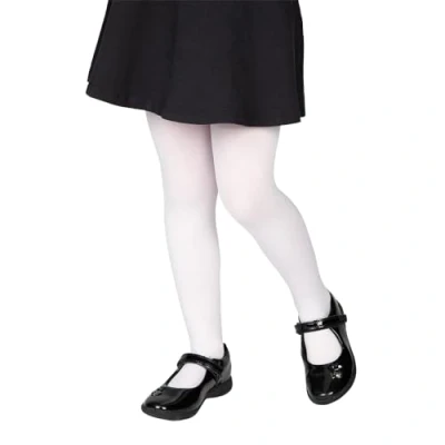 Image of Wicked Costumes Kids White Tights Medium (7 10 Years)