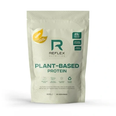 Image of Reflex Nutrition Plant Based Vegan Protein with B12 Great Taste New 2020 (Banana) (600g)