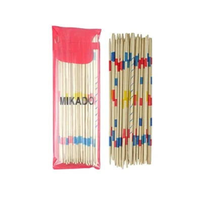 Image of HENBRANDT 1 x Mikado Sticks 41pcs Traditional Family Games Wooden Pickup Set Table Top Board Game Toys for Kids  