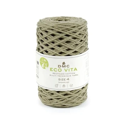 Image of DMC Eco Vita 4, Coral Crochet Knitting Macrame Yarn, 250g