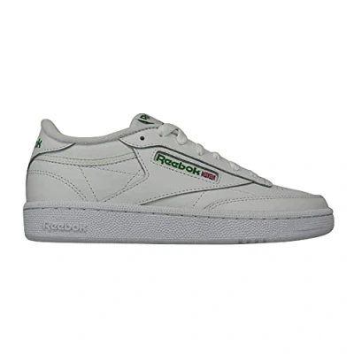 Image of Reebok Classic CLUB C 85 Trainers, Women&#039;s, Size: 4.5, Footwear white/green/gold metallic Leather