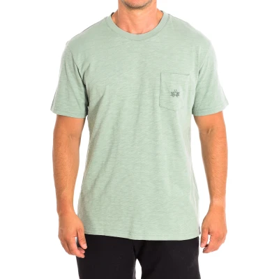 Image of La Martina Mens Short Sleeve T Shirt TMR006 JS259 Green Cotton Size Small