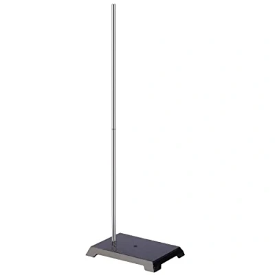 Image of stonylab Lab Stand, 200 x 135 mm Cast Iron Support Ring Stand with 570 Rod for Laboratory