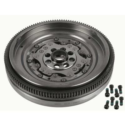 Image of 07K105266C, 07K105266E, 07K105266G, 07K105266H flywheel SACHS 2295 002 019 290mm with screws AUDI: TT Coupe, A3 Sportback