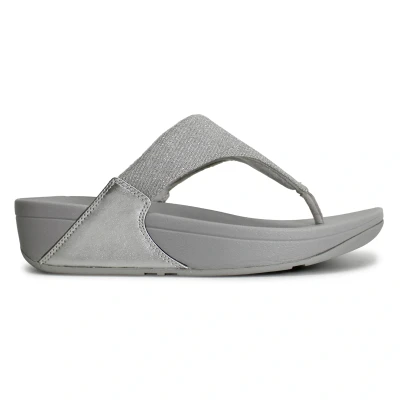 Image of Lulu Shimmerlux Toe Post Synthetic Women&#039;s Sandals