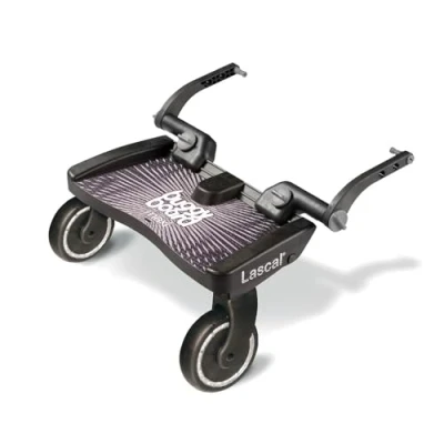 Image of Lascal BuggyBoard Maxi Universal Buggy Board, Compatible with 99% of Pushchairs Pram Accessory for Children from 2 6 Years Black