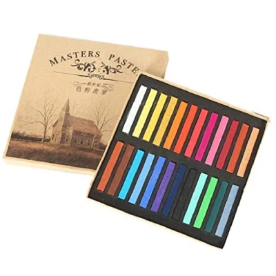 Image of Painting Crayons Soft Pastel 24 Colors Art Drawing Chalk Color Crayon Stationery for Students