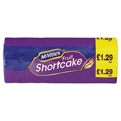 Image of McVities Fruit Shortcake Biscuits, Pack of 12 x 200g