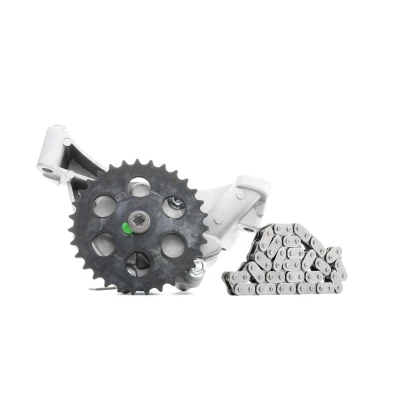 Image of 06A115105B, 06A115105BS2 Oil Pump FEBI BILSTEIN 33751 with chain tensioner VOLKSWAGEN: Transporter 5, GOLF 4, 6, AUDI: TT Coupe, A4 B7 Avant