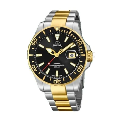 Image of JAGUAR J863/B Executive Collection Watch 43.5 mm Green with Two Tone Steel Strap for Men