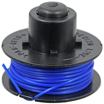 Image of SPARES2GO 8m Line &amp; Spool Compatible with Powerbase N0E 2ET 230 18v Trimmer Strimmer