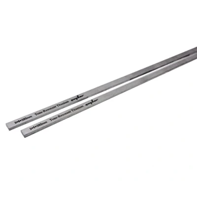 Image of Guyker 2Pcs Titanium Fiber Neck Rod 3 x 6 380mm Guitar Stiffener for Strings Instruments
