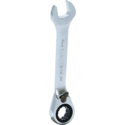 Image of KS Tools 503.4632 GEARplus combination ratcheting spanner, stubby, 9mm