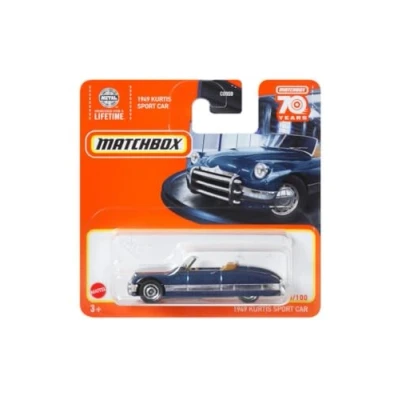 Image of Matchbox 2023 1949 Kurtis Sport Car [Metalflake Dark Blue] Blue 46/100