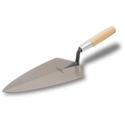 Image of Marshalltown 1910 10 inch Philadelphia Brick Trowel Wooden Handle