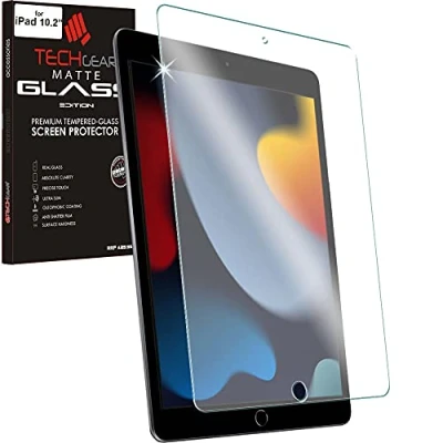 Image of TECHGEAR Anti Glare Screen Protector for iPad 10.2&quot; 2021/2020 / 2019 MATTE Glass Edition Genuine Tempered Guard Cover Made Apple 9th 8th 7th Generation