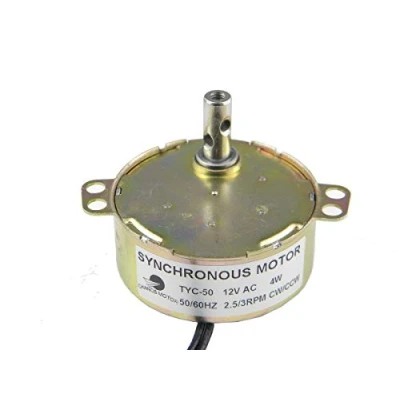 Image of CHANCS TYC 50 Synchronous Electric Motor 12V AC 2.5 3RPM 4W CW/CCW Fireplace Turntable