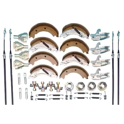 Image of Twin Axle 200x50 Brake Shoe &amp; Cable Kit fits KNOTT HB510 IFOR WILLIAMS Horsebox