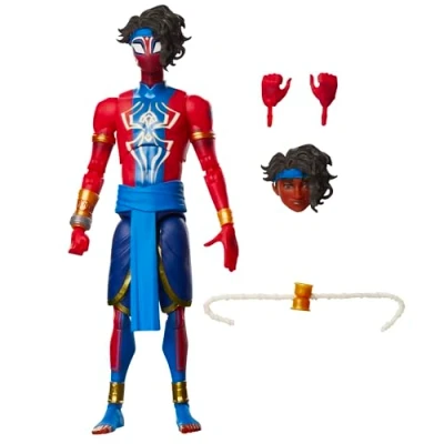 Image of Marvel Legends Series Pavitr Prabhakar, Spider Man: Across the Verse Collectible 6 Inch Action Figure