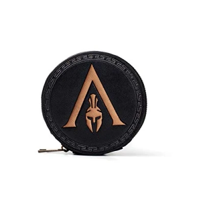 Image of Assassin&#039;s Creed Odyssey Greek Helmet Logo Premium Coin Purse