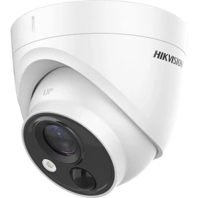 Image of HIKVISION DS 2CE71H0T PIRLO IOT Series 5MP Smart TURBO HD 20m IR PIR Turret Camera, IP67, 2.8mm Lens