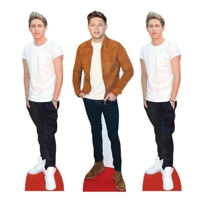 Image of Star Cutouts CS1232 Niall Horan Shelf Top Cutout Pack of Three Cardboard Height 31cm Ideal for Fan Theme, Parties, Birthdays, Surprise Gifts &amp; Room Decorations Events