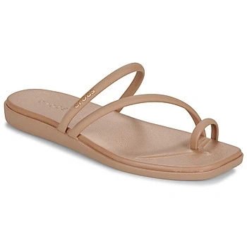 Image of Crocs Miami Tbar sandals, Women&#039;s, Size: 3, Milk chocolate shoes