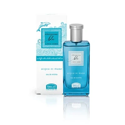 Image of Helan Emozione Blu Perfume for Men with Lemon &amp; White Musk, Gifts Men, Travel Bottle Sparkling Fresh Notes, Fragrance Him Eau de Toilette, Made in Italy, 50ml