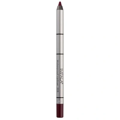 Image of IMPALA Creamy Waterproof Lip Pencil Plum Color 223 Permanent Liner Long lasting Volumizing Effect