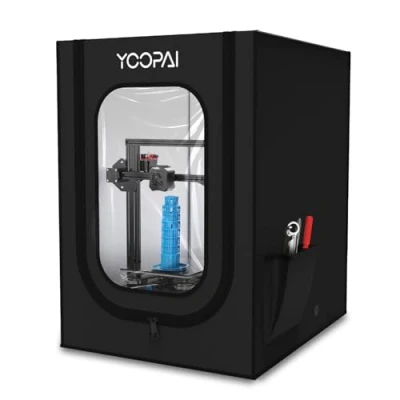 Image of YOOPAI 3D Printer Enclosure for Creality Ender 3/ 3 Pro/Ender V2, Fireproof &amp; Dustproof Tent Constant Temperature Protective Cover Anycubic Elegoo Printers 25.6 x21.6 x29.5