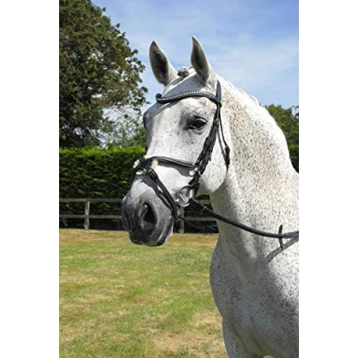 Image of Rhinegold Anatomic Mexican Bridle Cob Black