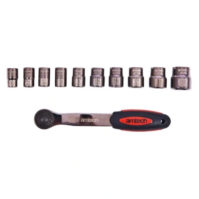 Image of Amtech I0360 11 Piece 3/8&quot; Socket Set