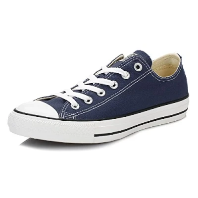 Image of Converse All Star Low Trainers Navy Canvas 5.5 UK