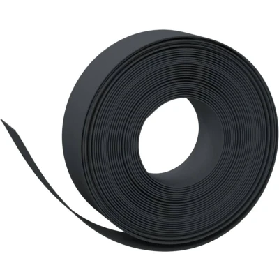 Image of vidaXL Garden Edgings 4 pcs Black 10 m 15 cm Polyethylene