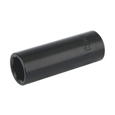 Image of Sealey Premier Impact Socket 15mm Deep 3/8&quot;Sq Drive