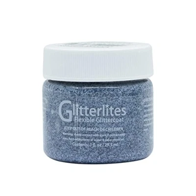 Image of Angelus Glitterlites Tuxedo Black 1oz