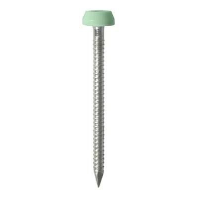 Image of Timco Polymer Headed Pins A4 Stainless Steel Chartwell Green (Size 40mm 250 Pieces)