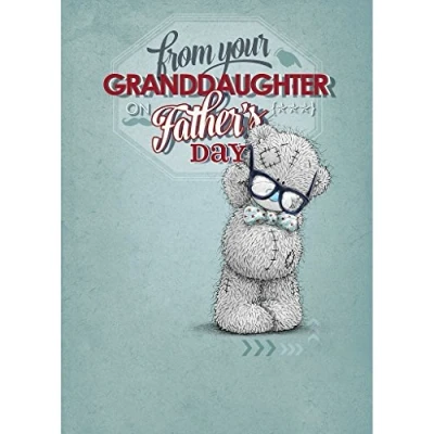 Image of Me To You Bear From Your Granddaughter Fathers Day Card
