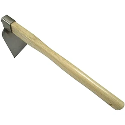 Image of FOXSMZZ Hoe Garden Digging Tool Wooden Short Handled Hand Hoes