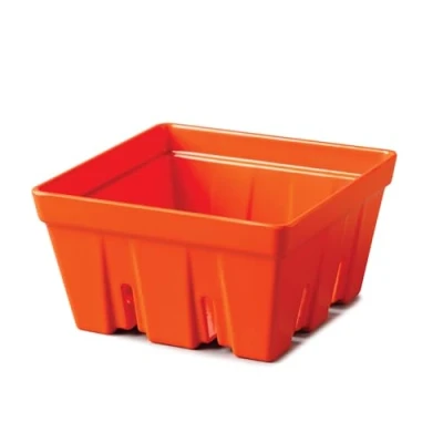 Image of Zeal Fridge Storage Box for Fruits and Berries, Melamine Kitchen Container Wash Serve Berry Colander Box, Large 15cm (Neon Orange)