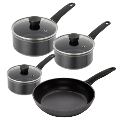 Image of KUHN RIKON Easy Induction 4 Piece Non Stick Saucepan and Frying Pan Set