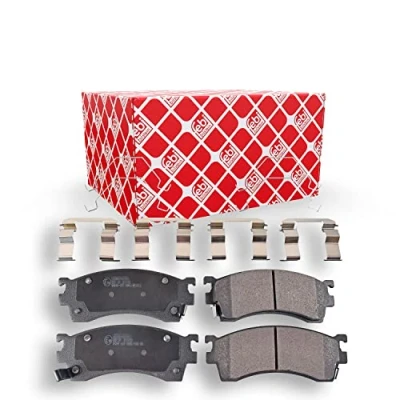 Image of 1U0J3328Z, 1U0L3328Z, 1U1E3328Z, BJYL3328Z, BLYM3323Z Brake pad set FEBI BILSTEIN 16198 FORD USA: PROBE 2, MAZDA: MX 6, 323 F Premacy