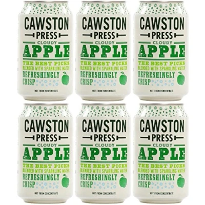 Image of (6 PACK Cawston Press Sparkling Cloudy Apple Can 330ml 6 BUNDLE