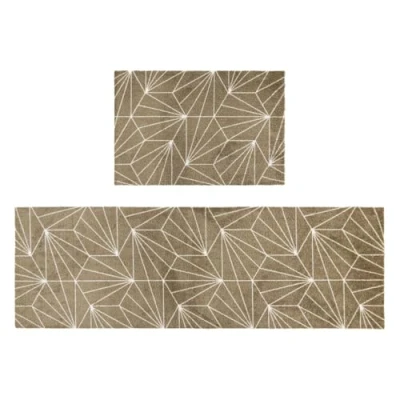 Image of Mega Doormat and Runner Brown Geo JVL
