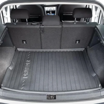 Image of DRIVEDEN Tailored fit Rubber Boot Mat Liner for VW Tiguan Mk.2 (Excl. Hybrid) 2016 2023 (Raised Floor)