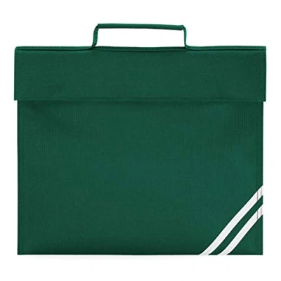 Image of QUADRA Classic Book Bag School 8 Colours (Bottle Green)
